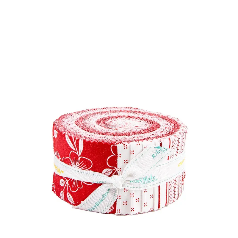 Radiant Ruby 2.5" Rolie Polie | Dani Mogstad for Riley Blake Designs Certified