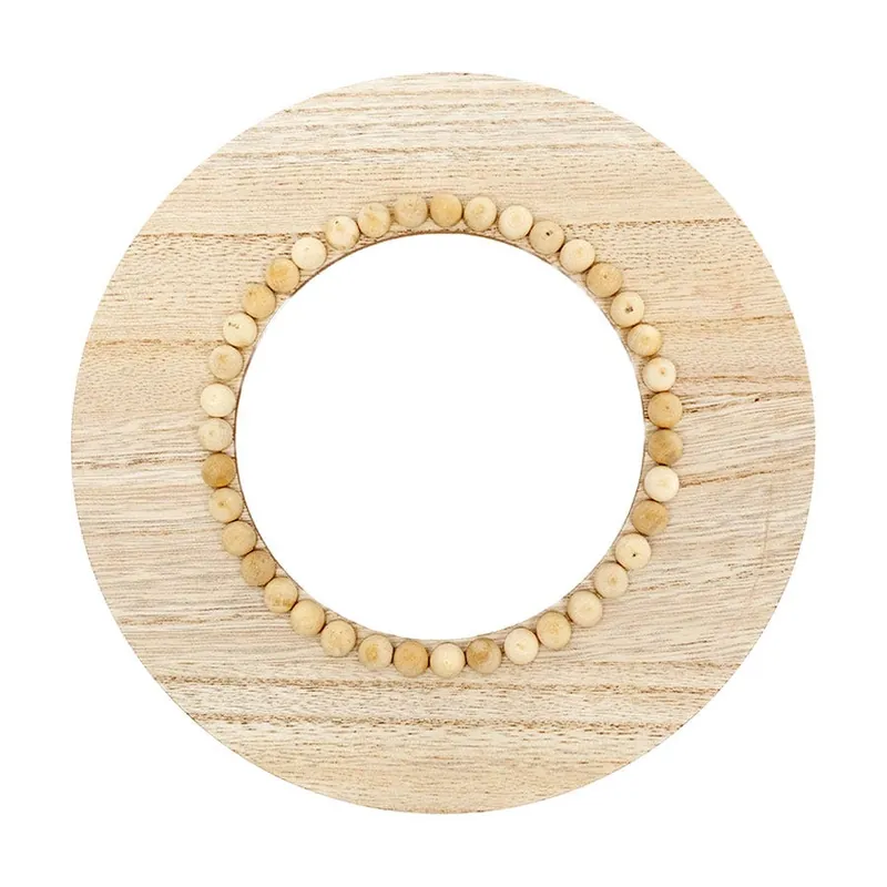 6" Beaded Circle Embroidery Hoop Display Frame | Bucilla #49563E Hot Deal
