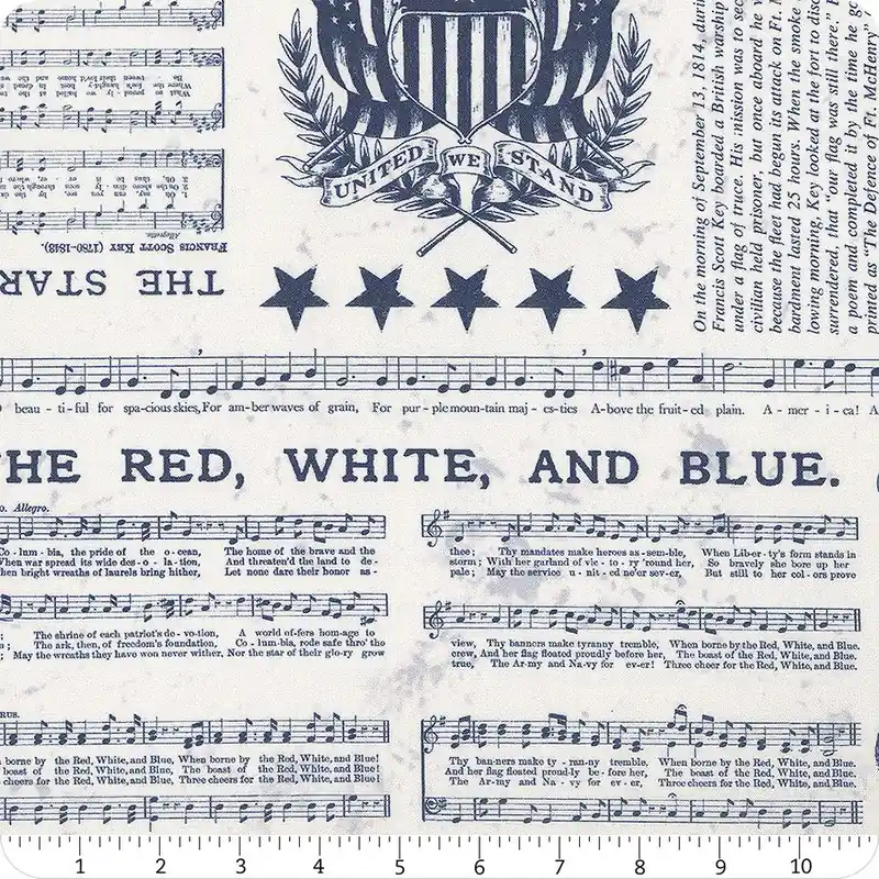 Americana Blue Liberty 108" Wide Yardage | SKU# WB16102-BLUE One Day Deal