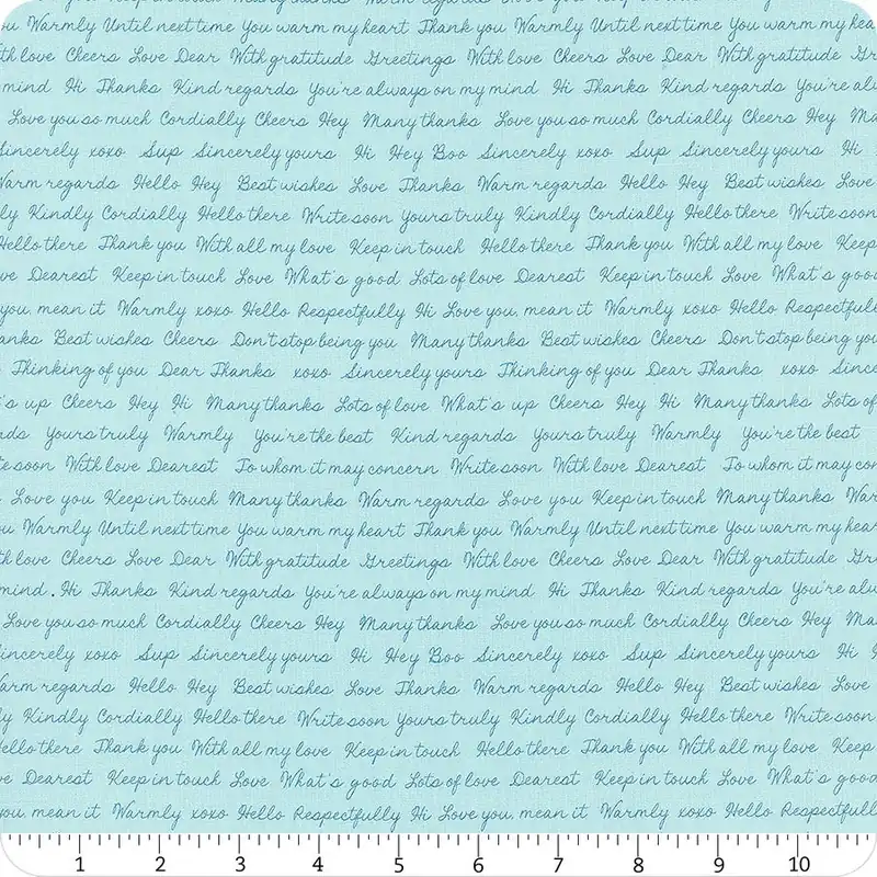 Worldwide Shipping Salutations Polar Hello Goodbye Yardage | SKU# RS1096-16