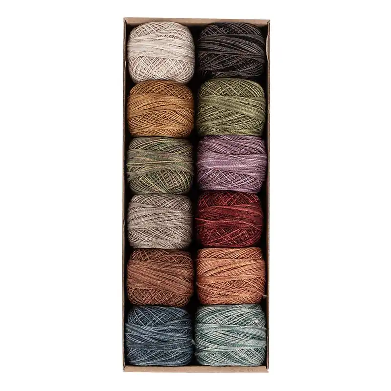 Valdani All Through the Night Favorites by Bonnie Sullivan Perle Cotton Embroidery Floss | Valdani #ATNPC8SMPLR Handmade