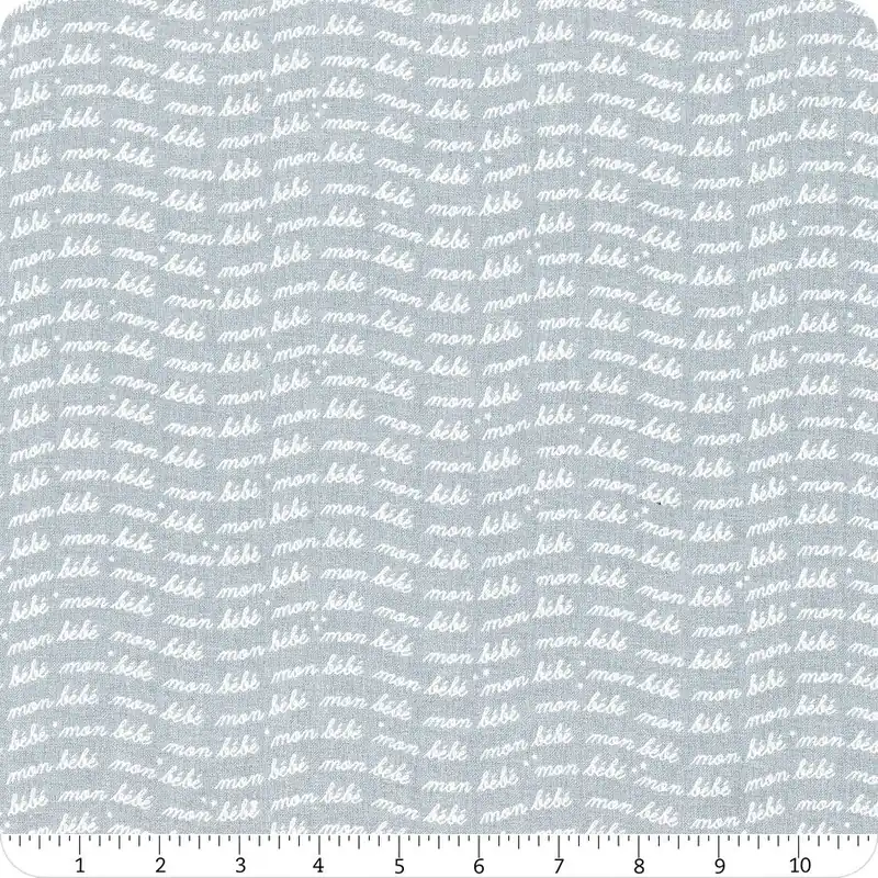 Worldwide Shipping Cozy Bebe Dove Text Yardage | SKU# C16435-DOVE