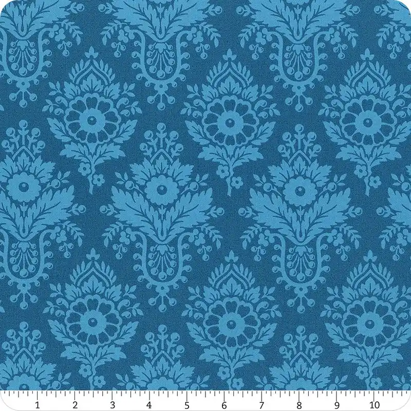 Wholesale Full Bloom Blue Lulu Yardage | SKU# 91089-42