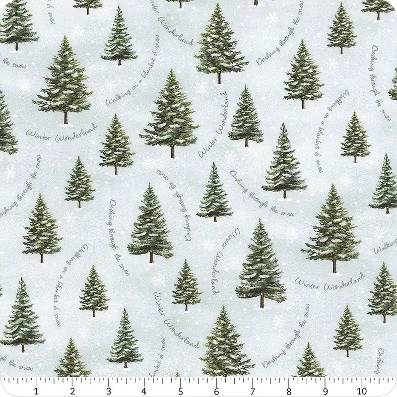 Winter Wonderland Tree Trees with Winter Scripts Yardage | SKU# CD3693-TREE Crafted