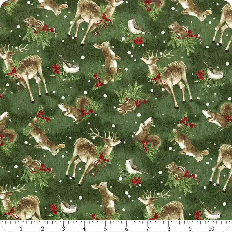 Woodland Snowmen Green Woodland Critters Toss Yardage | SKU# 27737-727 Secure Checkout