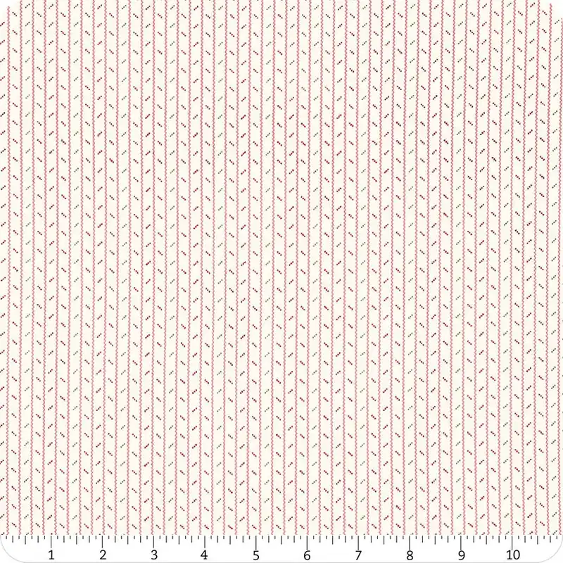 Worldwide Shipping Santa's Coming to Town Red Delicate Stripe Yardage | SKU# 1973-08
