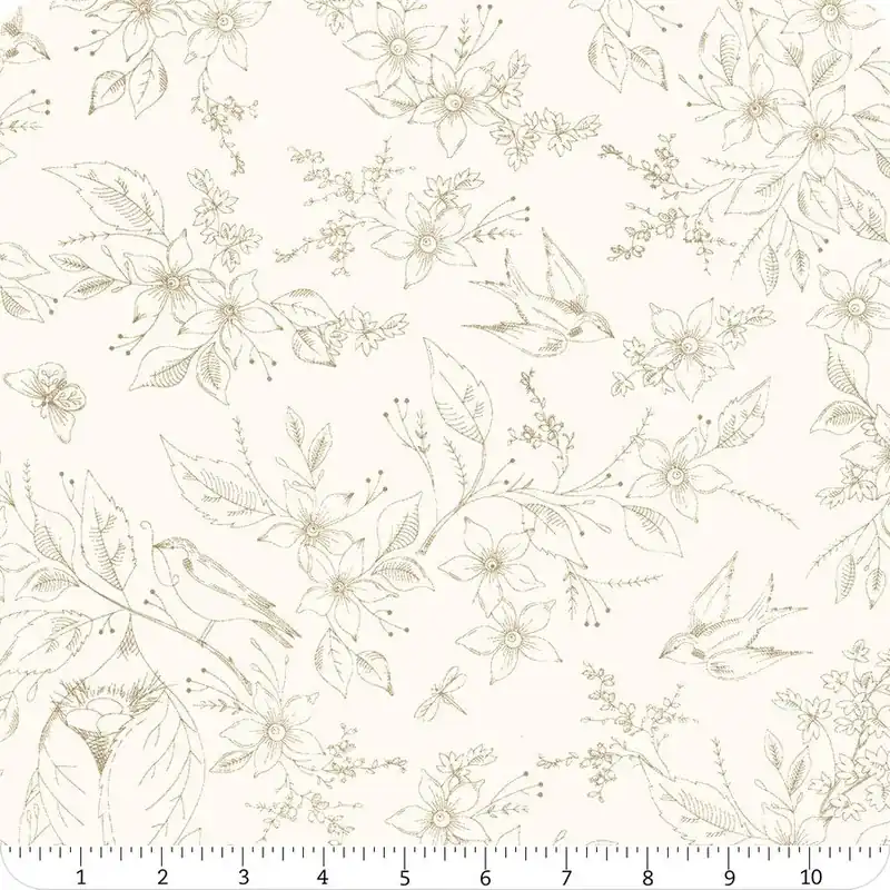 Wholesale Sewing Bird Sand Sewing Bird Yardage | SKU# 1602-L
