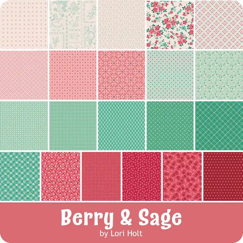 Berry & Sage 2.5" Rolie Polie Reservation | Lori Holt for Riley Blake Designs Money Back Guarantee