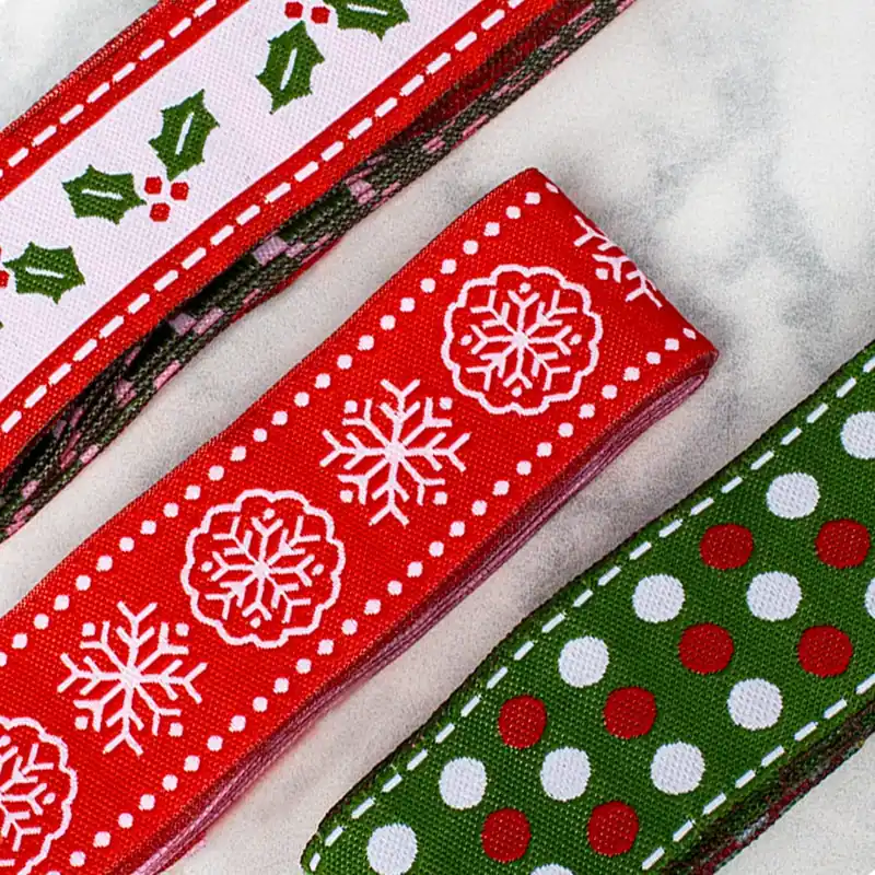 Jolly Holiday Ribbons | Stacy Iest Hsu #2117-18 Direct From Manufacturer