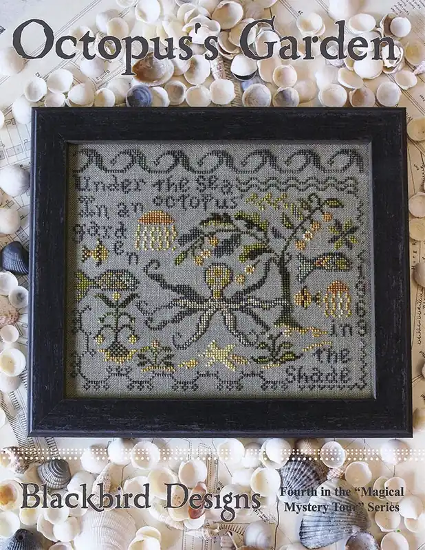 Octopus's Garden Magical Mystery Tour 4 Cross Stitch Pattern | Blackbird Designs Seasonal Sale