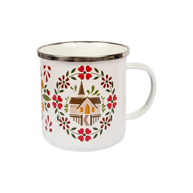 Exclusive Home Town Holiday Camp Style Enamel Tin Mug | Lori Holt of Bee in my Bonnet #ST-36028