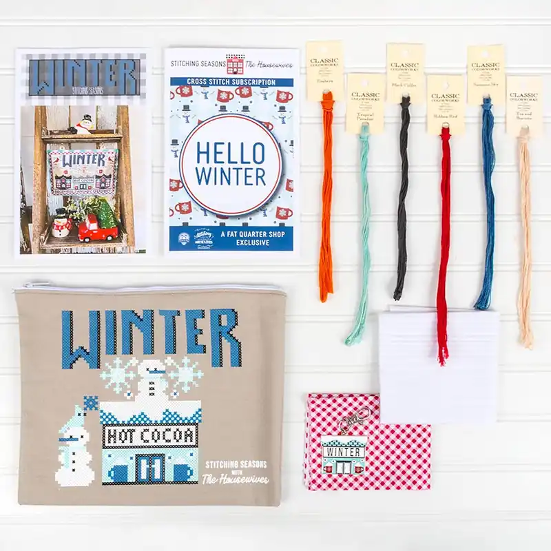 Next Day Delivery Winter Stitching Seasons Cross Stitch Kit | November 2023 Stitching Seasons with the Housewives