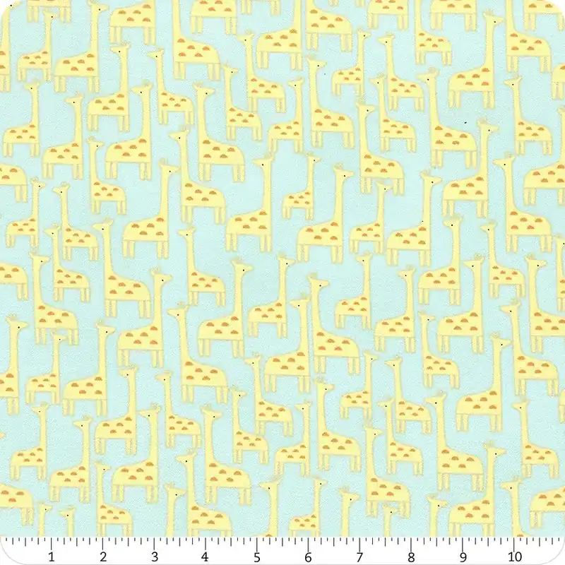 Wholesale Wild One Flannel Opal Giraffes Yardage | SKU# F2687-OPAL