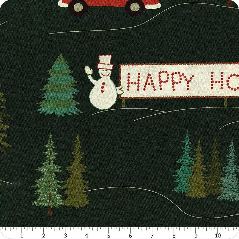 Modern Christmas Is In Town Forest 108" Wide Yardage | SKU# WB14751-FOREST