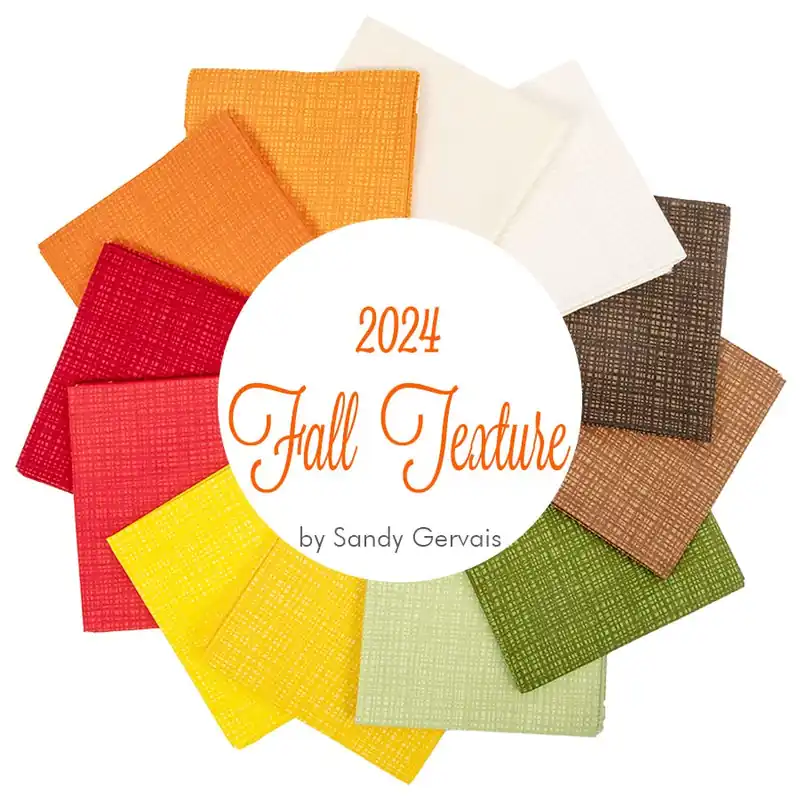 Wholesale Fall Texture Fat Quarter Bundle | Sandy Gervais for Riley Blake Designs