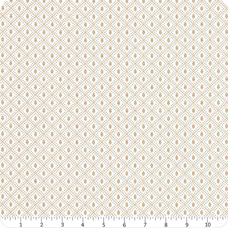 Linen Cupboard Chantilly on Orange Pajamas Yardage | SKU# 20485-21 Popular