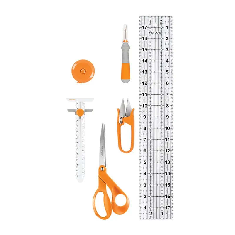 Fiskars 5 Piece Sewing Essentials Set | Fiskars #154310 Time-Limited