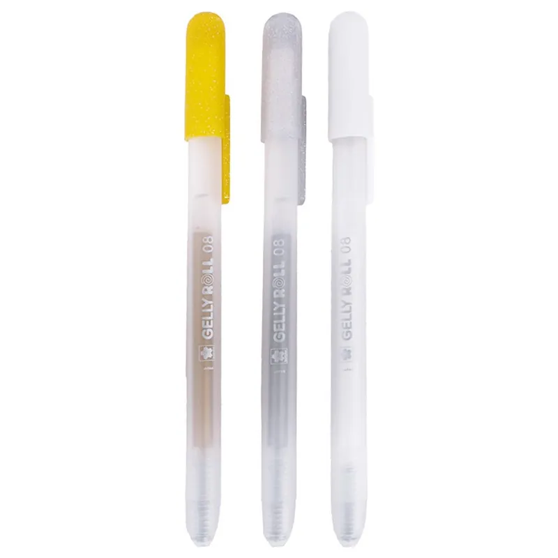 Buy Direct 3 Count 0.8mm Craft Retractable Gelly Roll Pens | Sakura #50601