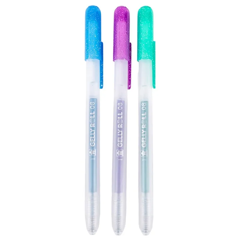 3 Count 0.8mm Metallic Retractable Gelly Roll Pens | Sakura #50602 Top Rated
