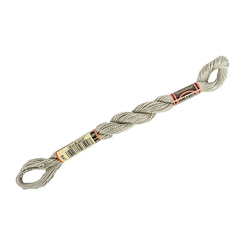 DMC 647 Rock Grey Pearl Cotton Size 5 Embroidery Floss | DMC #115-5-0647 Mega Sale