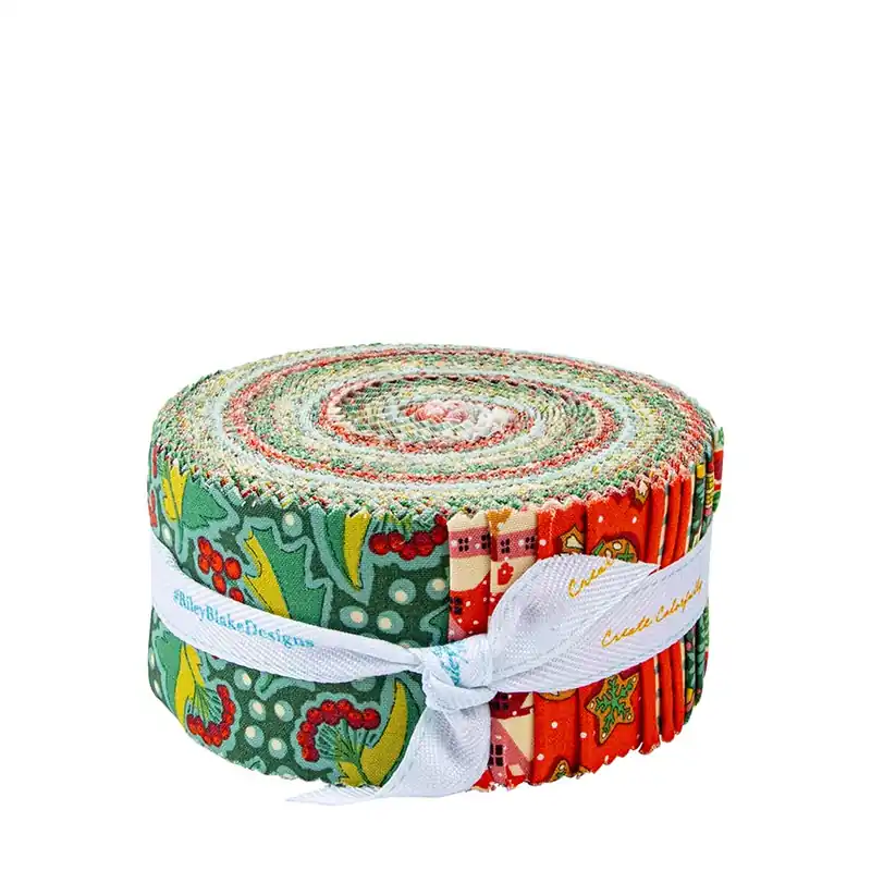 Hot Picks Festive Fair 2.5" Rolie Polie | Liberty Fabrics for Riley Blake Designs