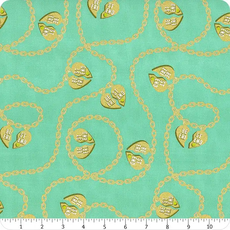 New Arrival Besties Meadow Lil Charmer Metallic Yardage | SKU# PWTP219-MEADOW
