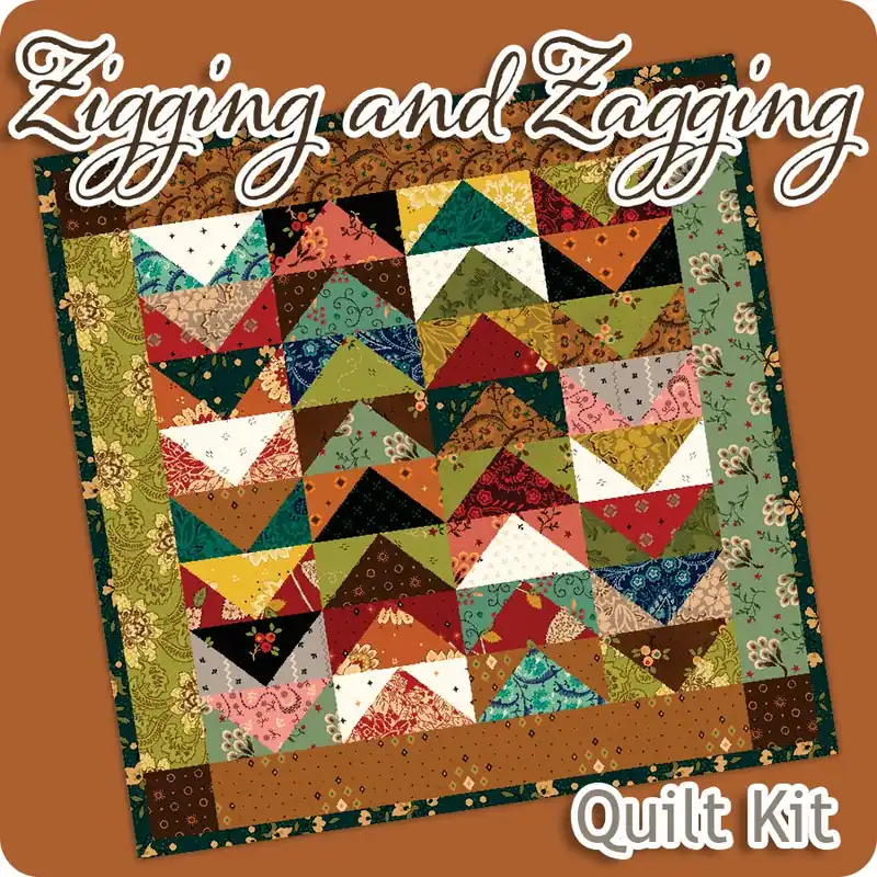 Order Now Thirteenth Simple Whatnots Club Month Eight | Zigging and Zagging Quilt Kit