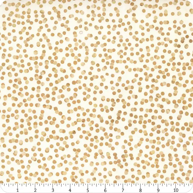 Jingle Bells Batiks Cream Ditsy Dots Yardage | SKU# V2522-33 Reduced Price