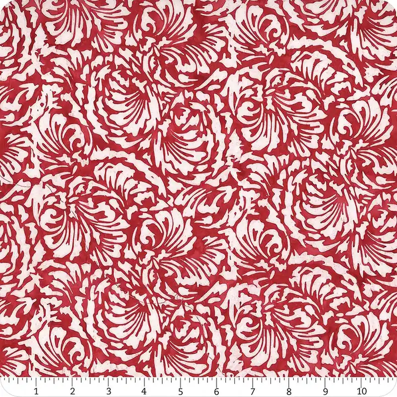 Jingle Bells Batiks Peppermint Feathers Yardage | SKU# V2511-75 Limited Edition
