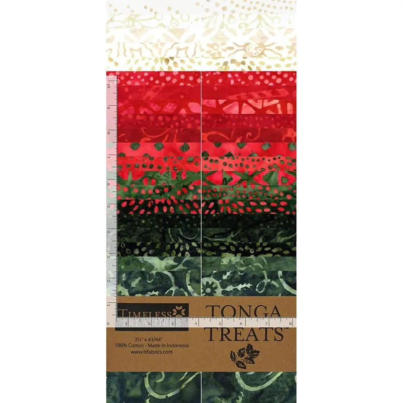 Hot Picks Festive Tonga Batiks Treat Strips | Timeless Treasures Fabrics
