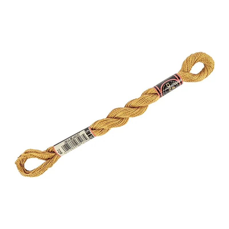 DMC 729 Honey Pearl Cotton Size 5 Embroidery Floss | DMC #115-5-0729 Worldwide Shipping