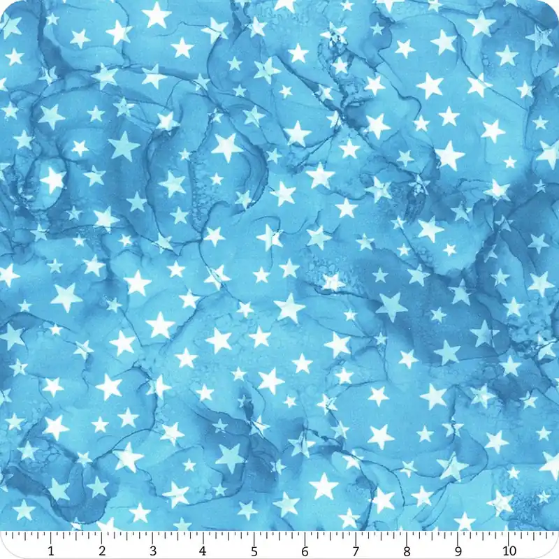 Factory Price Patriot Medium Blue Stars Digitally Printed Yardage | SKU# DP25545-44