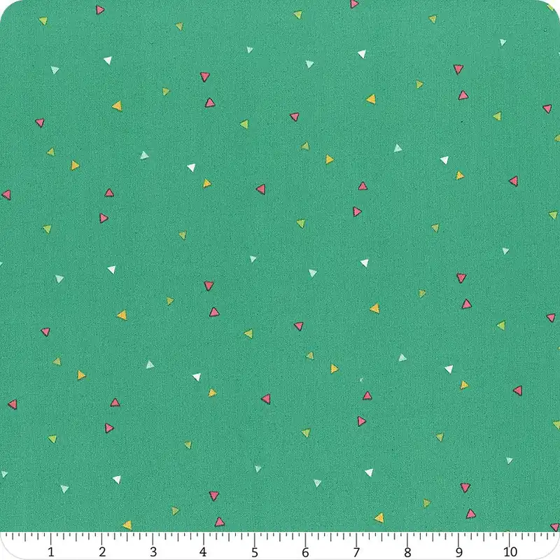 Big Sale Market Street Teal Triangles Yardage | SKU# C14127-TEAL