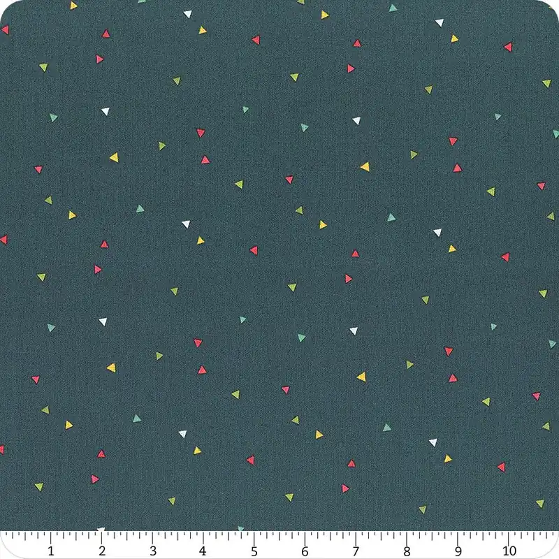 Market Street Navy Triangles Yardage | SKU# C14127-NAVY Hassle-Free Returns