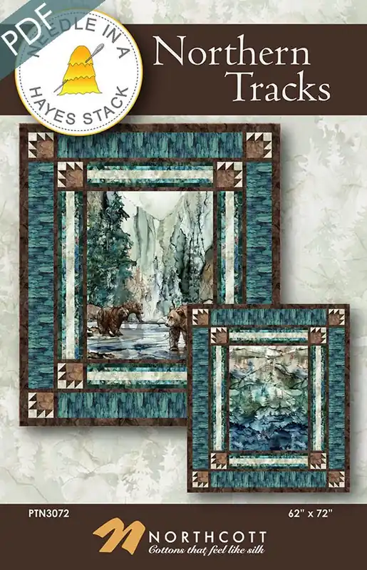 Handmade Northern Tracks Downloadable PDF Quilt Pattern | Needle in a Hayes Stack