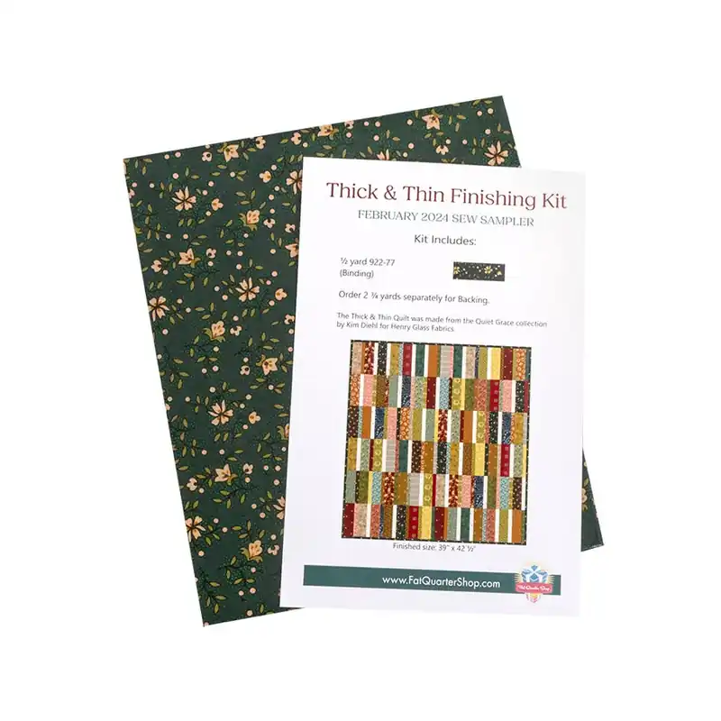 February 2024 Sew Sampler Finishing Kit | Fat Quarter Shop Exclusive New Release