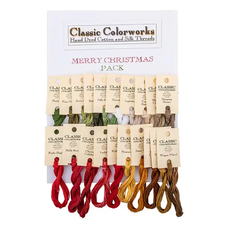 Merry Christmas Thread Collection Classic Colorworks Thread Pack | Classic Colorworks Exclusive