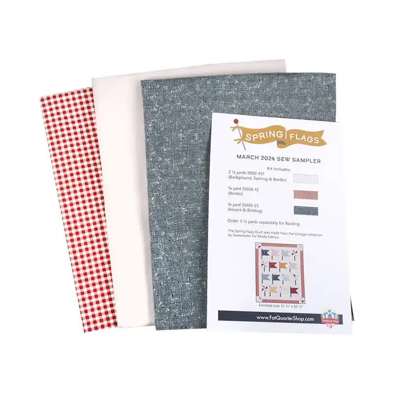 Limited Edition March 2024 Sew Sampler Finishing Kit | Fat Quarter Shop Exclusive