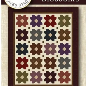 Woodcut Blossoms Downloadable PDF Quilt Pattern | Needle in a Hayes Stack Mega Sale