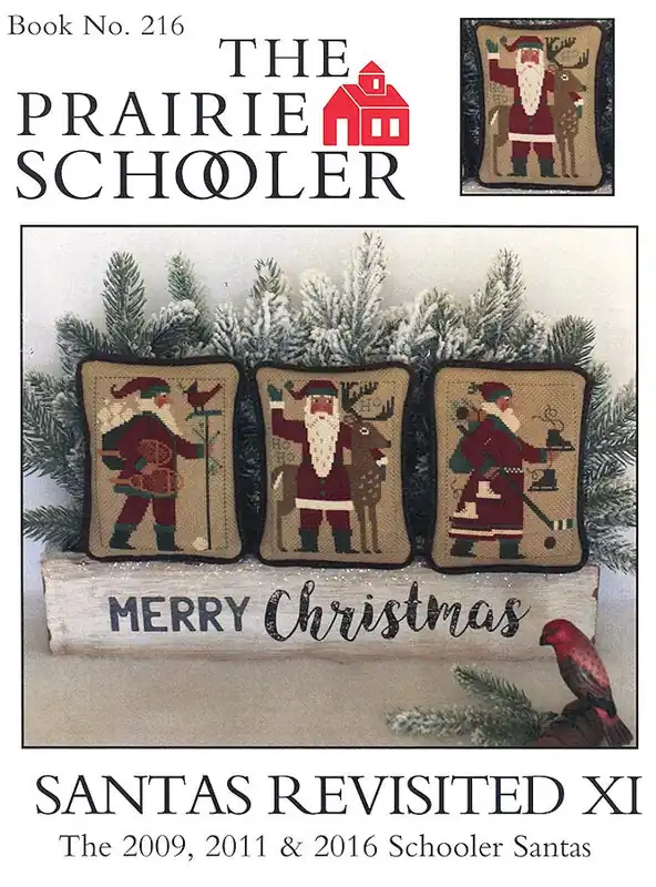 Santas Revisited XI Cross Stitch Pattern | The Prairie Schooler Best Choice