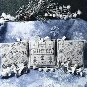 Winter on the Square Cross Stitch Pattern | ScissorTail Designs Next Day Delivery