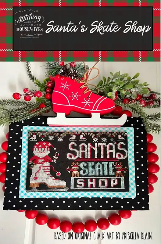 Santa's Skate Shop Cross Stitch Pattern | Stitching with the Housewives Buy Online