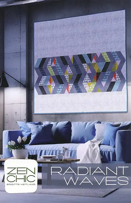 Super Sale Radiant Waves Quilt Pattern | Zen Chic Quilt Patterns #ZC-RWQP
