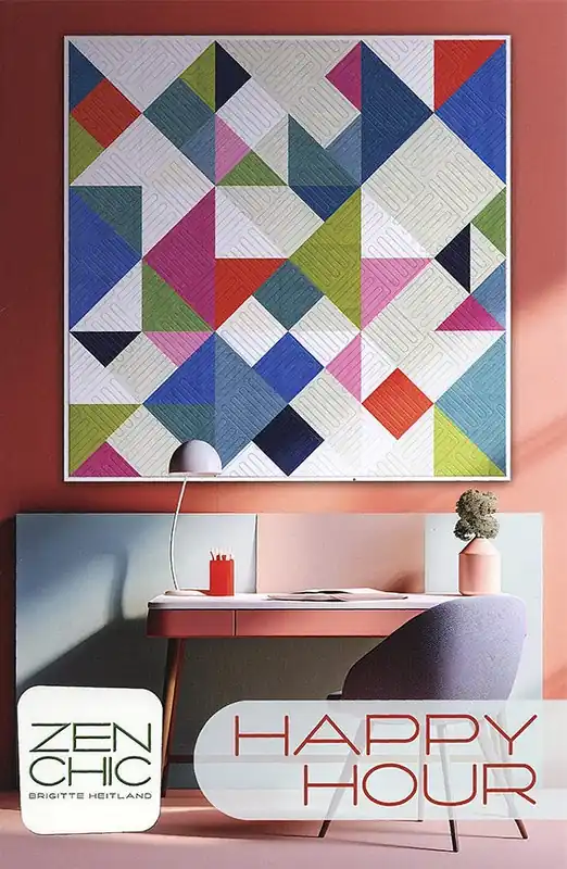 Happy Hour Quilt Pattern | Zen Chic Quilt Patterns #ZC-HHQP Last Chance