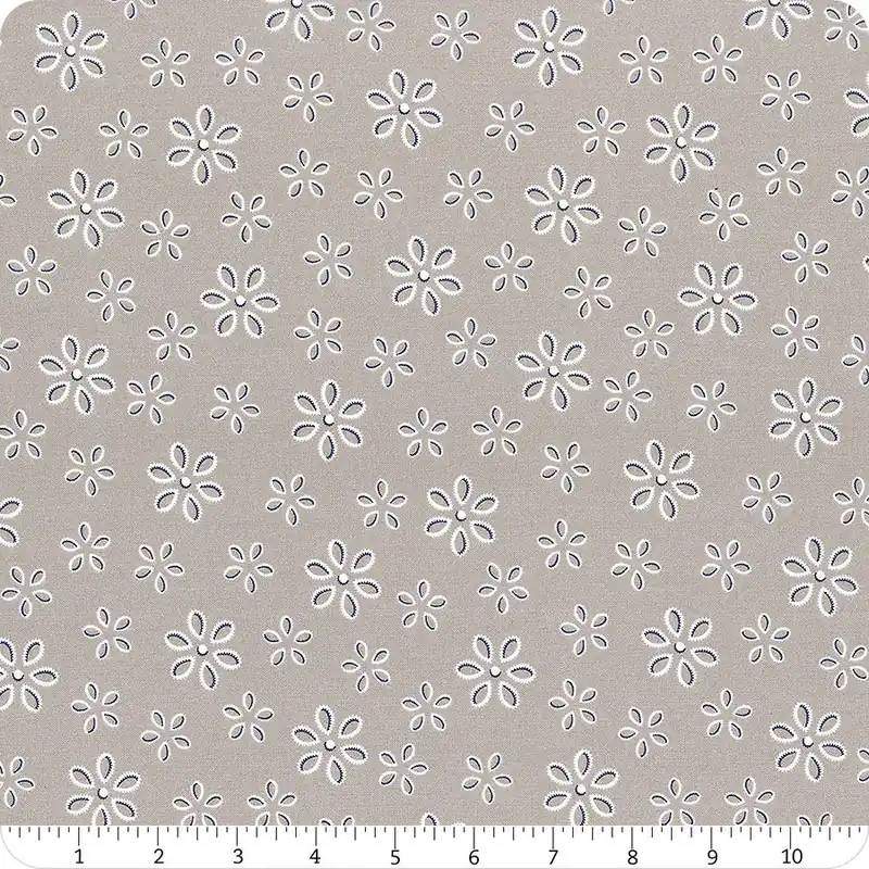 Fast Shipping Feed Sacks: Good Works Foggy Ribbon Flower Yardage | SKU# 23354-12