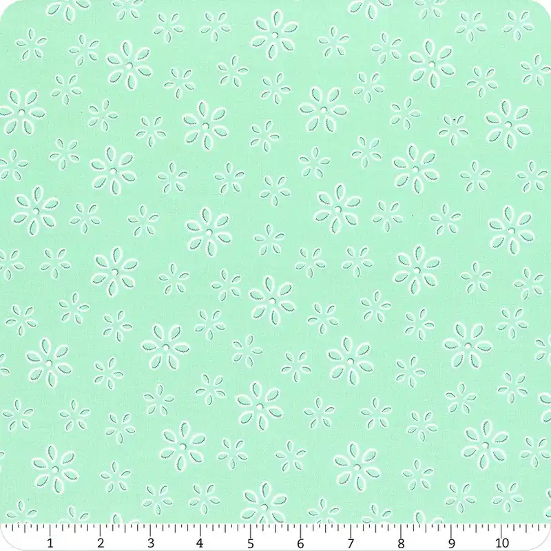 Deal Feed Sacks: Good Works Morning Dew Ribbon Flower Yardage | SKU# 23354-13