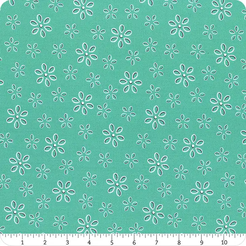 Save Now Feed Sacks: Good Works Pond Ribbon Flower Yardage | SKU# 23354-14