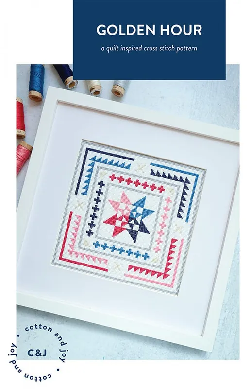 Sale Golden Hour Cross Stitch Pattern | Cotton and Joy