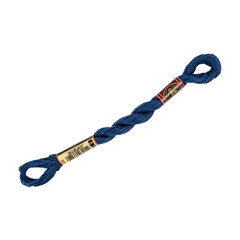 Shop Now DMC 311 Dark Polar Blue Pearl Cotton Size 5 Embroidery Floss | DMC #115-5-0311