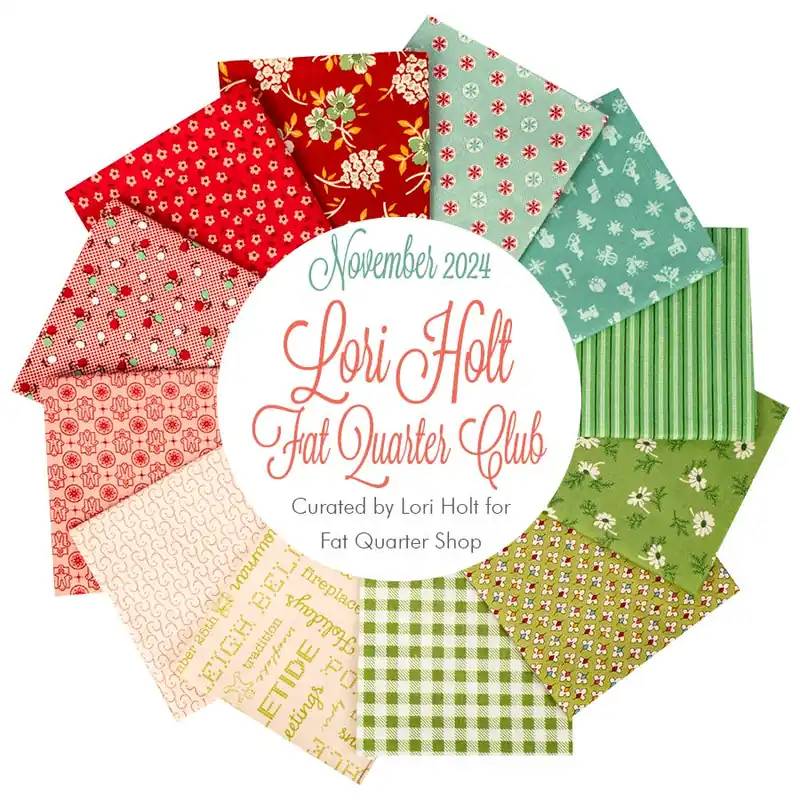 Exclusive November 2024 Lori Holt Fat Quarter Bundle | Fat Quarter Shop Exclusive